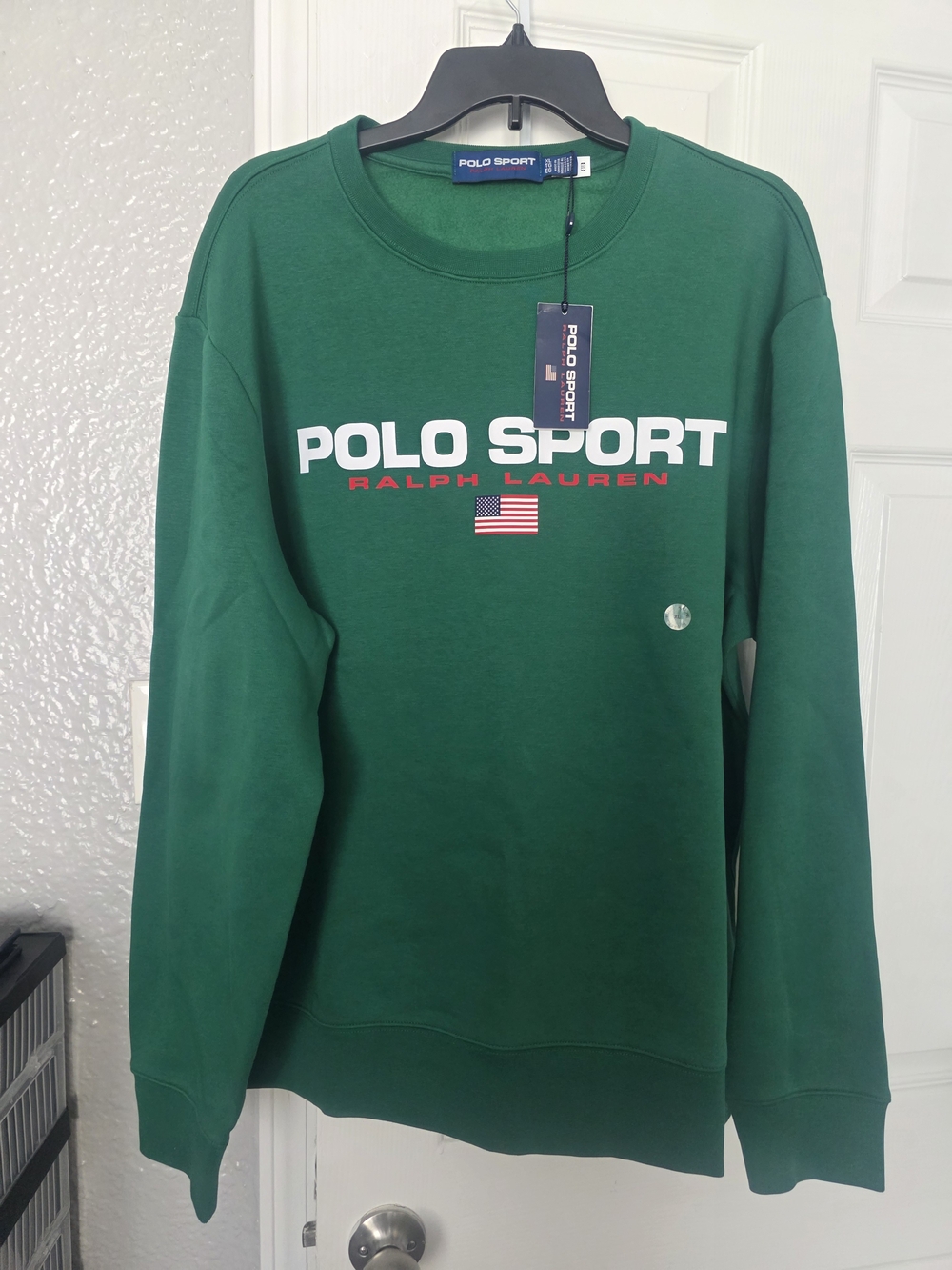 Polo Sport Ralph Lauren Polo Sport Crewneck Sweatshirt Green Cotton Blend